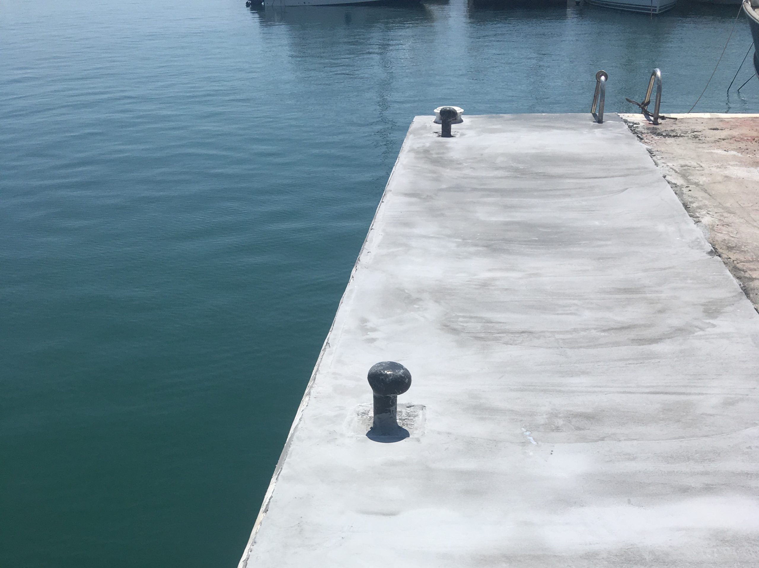 Restoration of the piers in Puerto Banus
